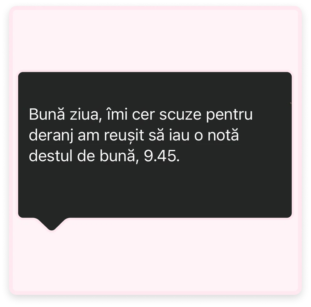 Testimonial Meditatii Matematica