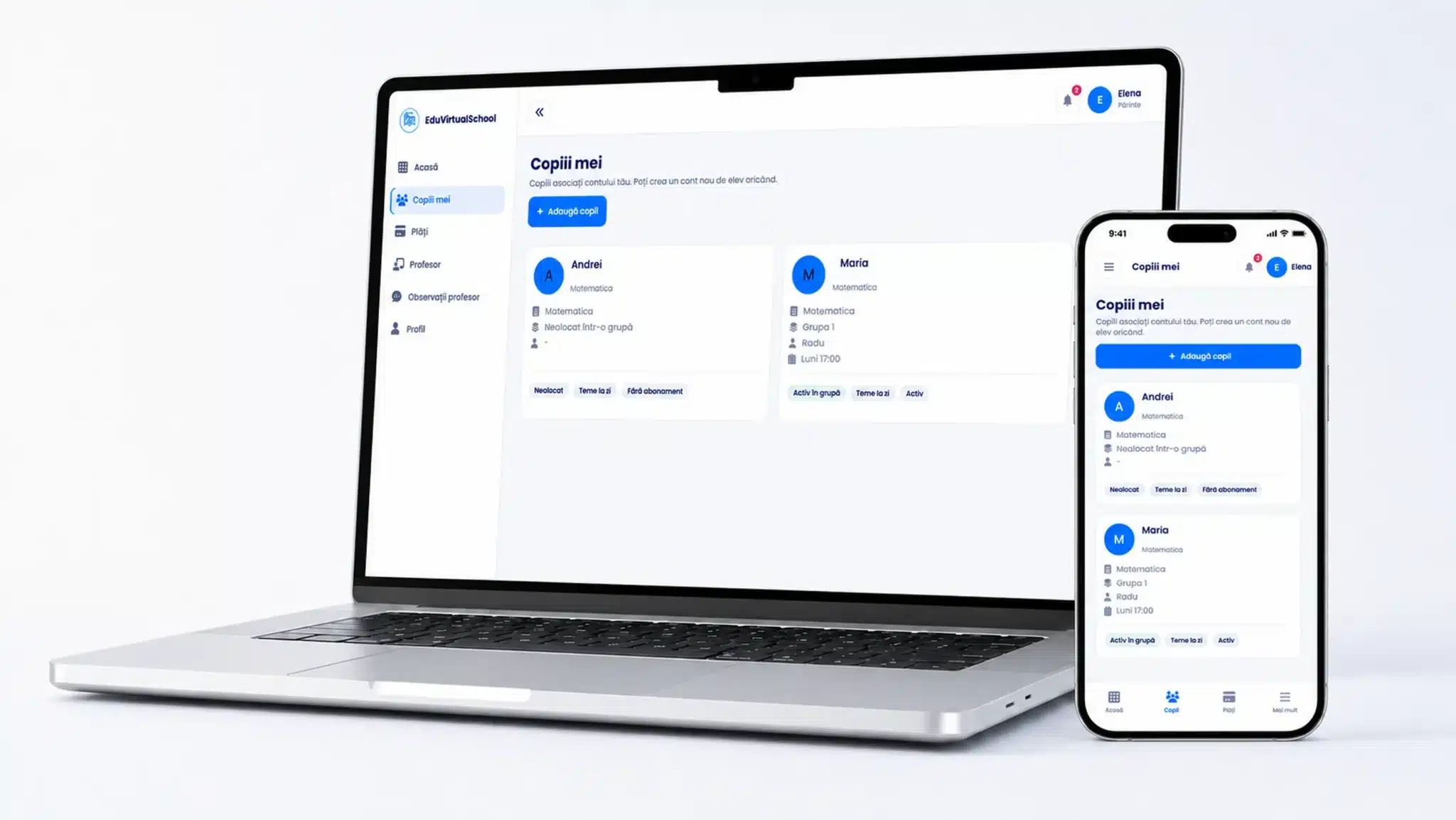 Platforma EduVirtualSchool